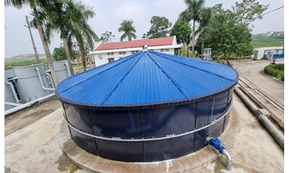Bể chứa nước sau lắng 500 m3 - XNCN Thanh Thủy - Phú Thọ
