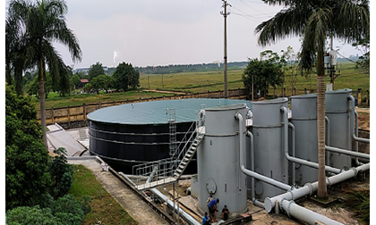 Bể chứa lắp ghép 2.000 m3 - XNCN Thanh Thủy - Phú Thọ
